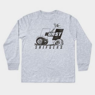 Hurst Drag Racing Shifters Kids Long Sleeve T-Shirt